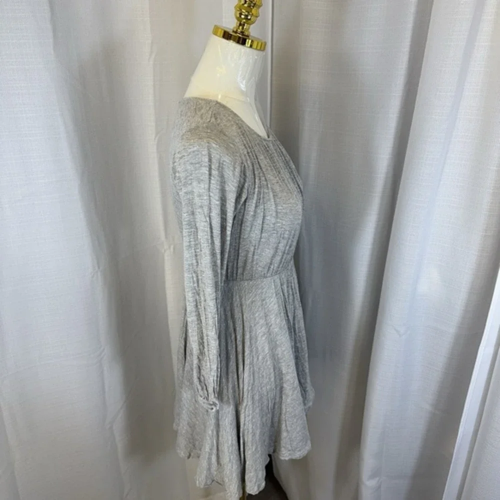 POLO Ralph Lauren Girl's Polka Dot Fit & Flare Dress‎ Grey Preppy Babydoll Large
